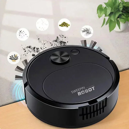 Intelligent wireless floor sweeping machine, new sweeping robot vacuum cleaner 3-in-1, suitable for home offices